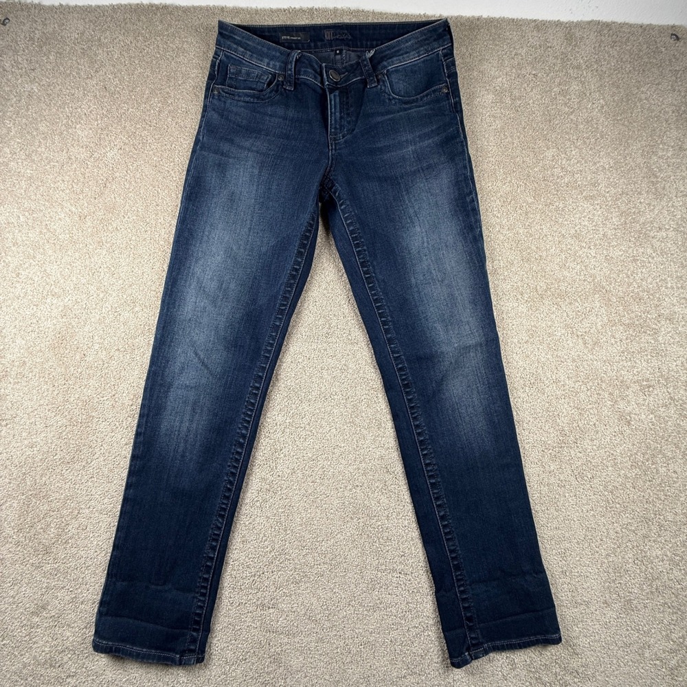 KUT from the Kloth Stevie Straight Leg Jeans Dark Wash Blue Denim Size 6